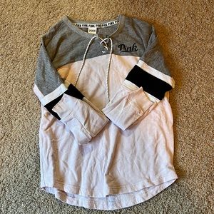 Pink long sleeve shirt